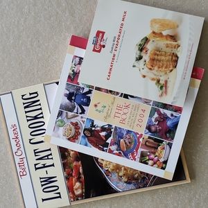 3 Paperback Recipe Books